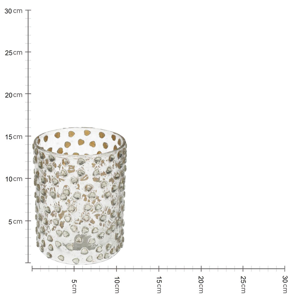 Κηροπήγιο ArteLibre Διάφανο Γυαλί 10x10x13cm - Hippiehome.gr