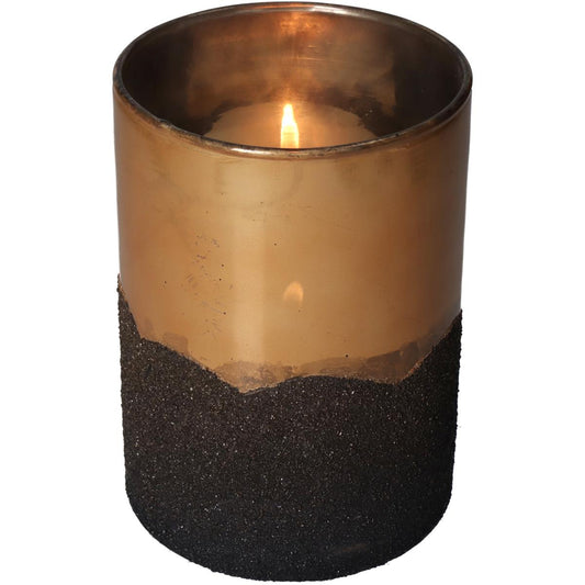 Κηροπήγιο ArteLibre Χρυσό Γυαλί 12x12x17cm - Hippiehome.gr