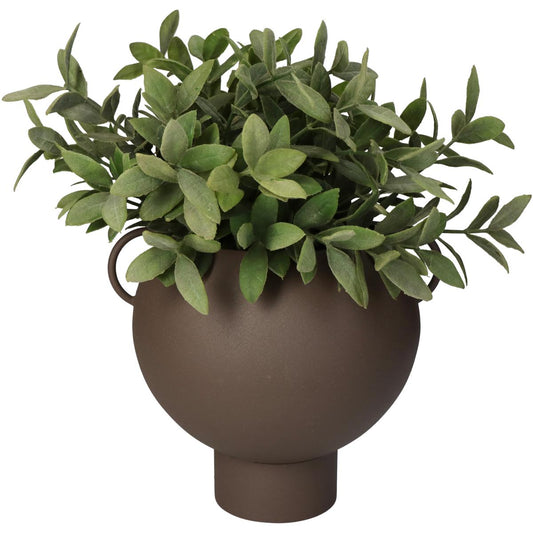 Κασπώ ArteLibre Καφέ Μέταλλο 19.5x17.5x17cm - Hippiehome.gr