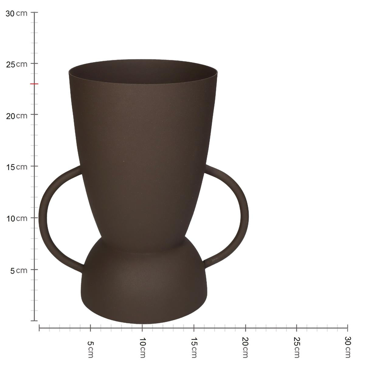 Κασπώ ArteLibre Καφέ Μέταλλο 20x13x23cm - Hippiehome.gr