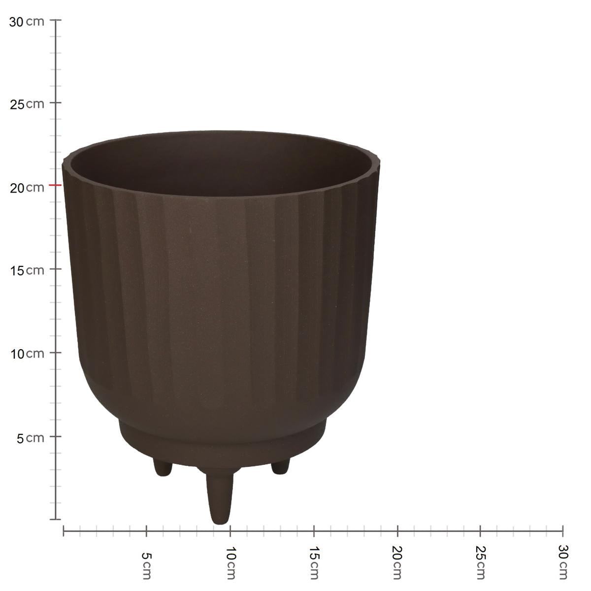 Κασπώ ArteLibre Καφέ Αλουμίνιο 17x17x20cm - Hippiehome.gr