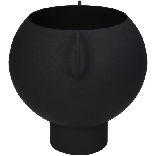 Κασπώ ArteLibre Μαύρο Μέταλλο 19.5x17.5x17cm - Hippiehome.gr