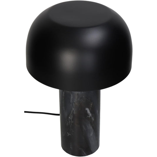 Επιτραπέζιο Φωτιστικό ArteLibre Μαύρο Μάρμαρο 25x25x38cm - Hippiehome.gr