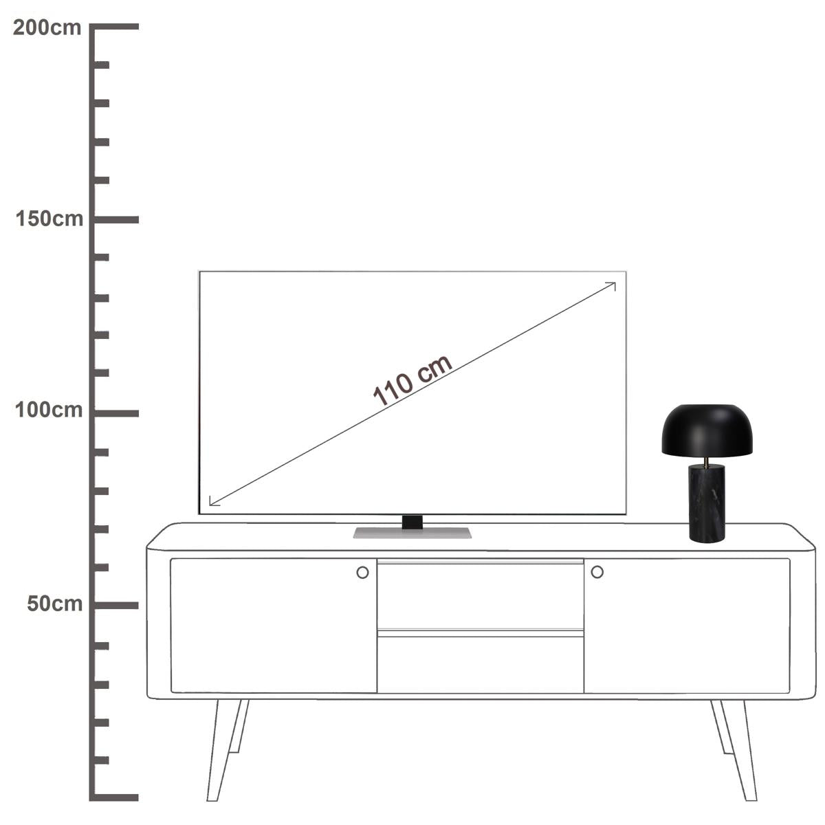 Επιτραπέζιο Φωτιστικό ArteLibre Μαύρο Μάρμαρο 25x25x38cm - Hippiehome.gr