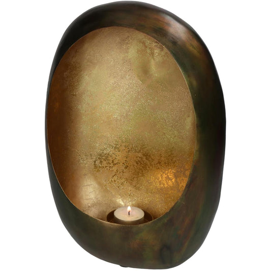 Κηροπήγιο ArteLibre Πράσινο Μέταλλο 22x10x30cm - Hippiehome.gr