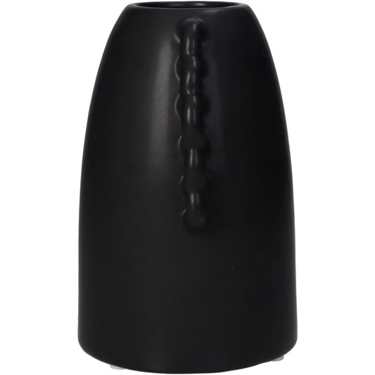 Βάζο ArteLibre Μαύρο Κεραμικό 14.3x11x17cm - Hippiehome.gr