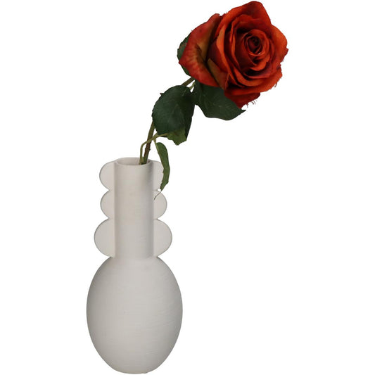 Βάζο ArteLibre Λευκό Πορσελάνη 10.5x10.5x22.5cm - Hippiehome.gr