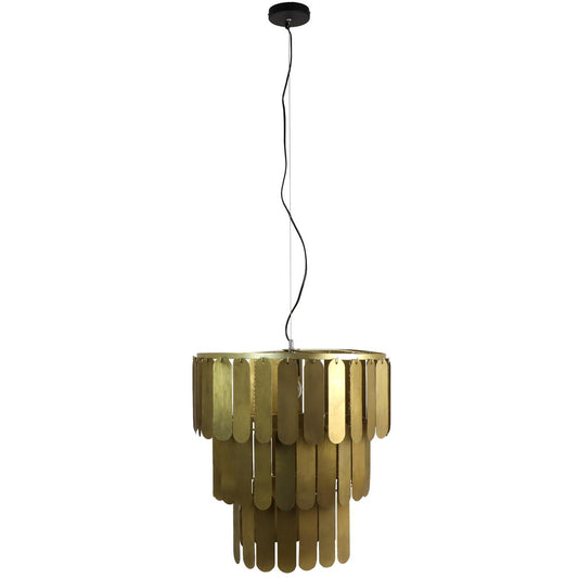 Φωτιστικό Κρεμαστό ArteLibre Χρυσό Μέταλλο 54.5x54.5x62.5cm - Hippiehome.gr