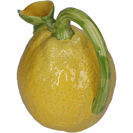 Βάζο ArteLibre Λεμόνι Κίτρινο Πορσελάνη 17.5x13.5x19.5cm - Hippiehome.gr