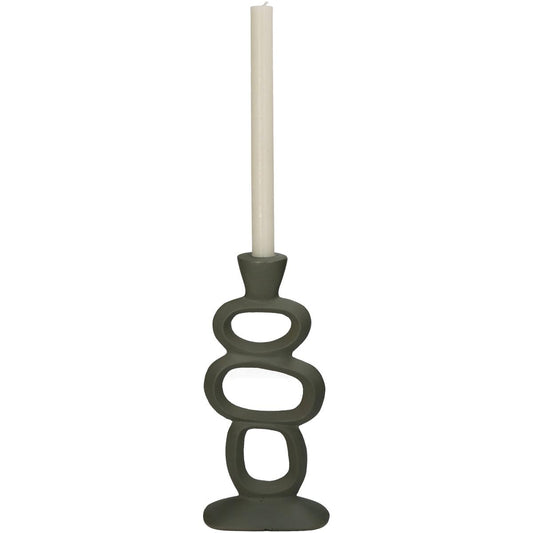 Κηροπήγιο ArteLibre Πράσινο Αλουμίνιο 15x7x30cm - Hippiehome.gr