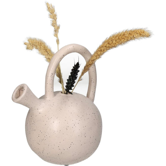 Βάζο ArteLibre Ιβουάρ Κεραμικό 16x13.5x19.5cm - Hippiehome.gr