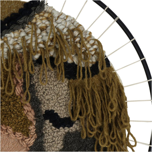 Διακοσμητικό Τοίχου ArteLibre Πολύχρωμο Ύφασμα 98x2x98cm - Hippiehome.gr