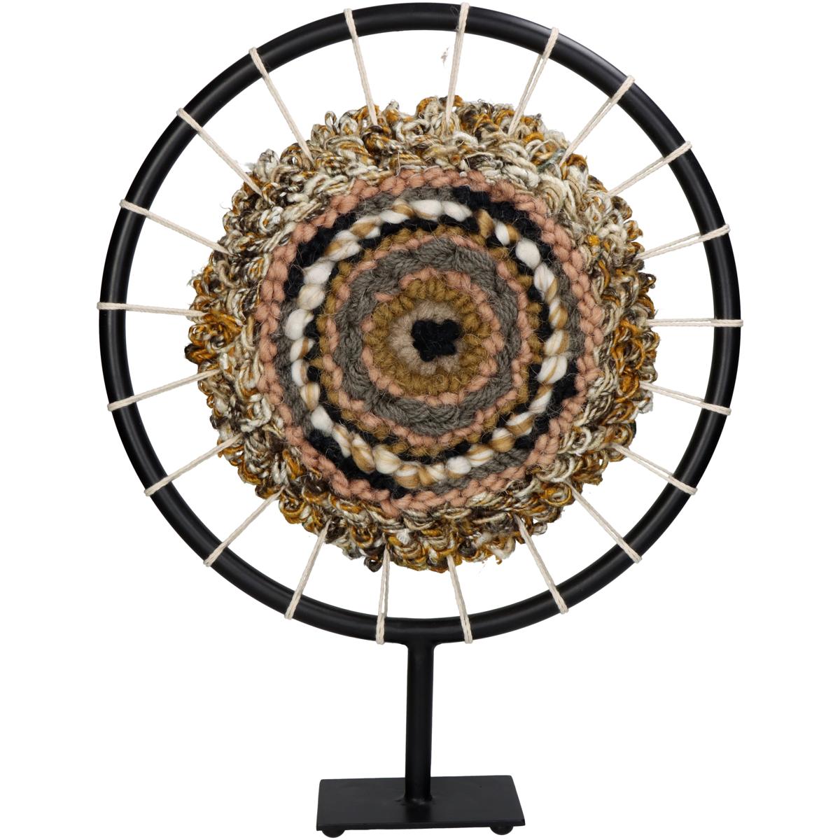 Διακοσμητικό ArteLibre Επιτραπέζιο Πολύχρωμο Μέταλλο 38x6.5x49cm - Hippiehome.gr