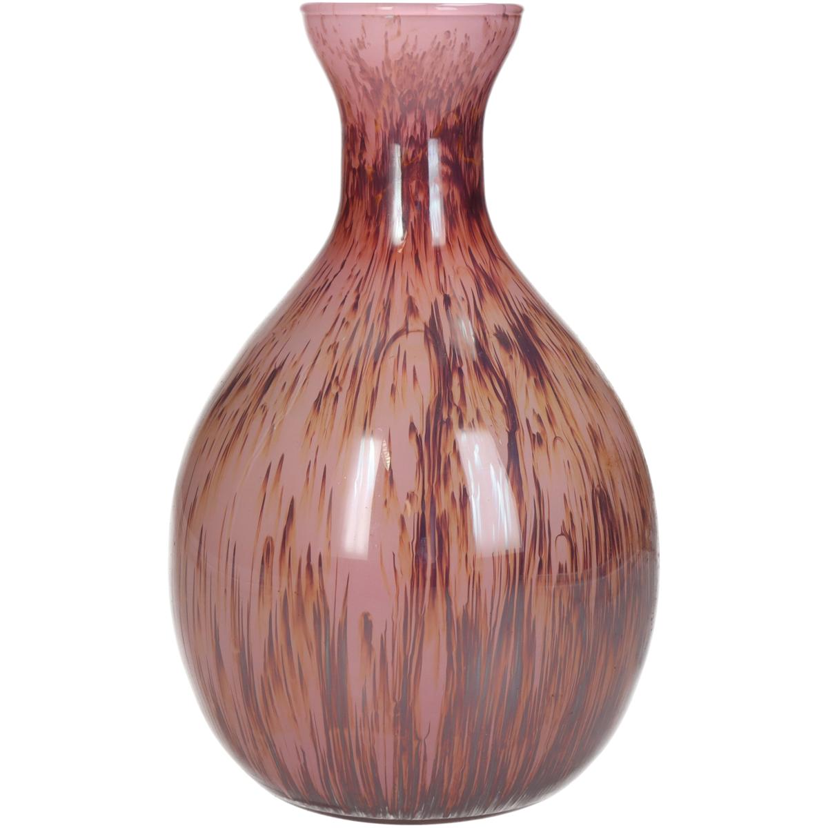 Βάζο ArteLibre Ροζ Γυαλί 16x16x25cm - Hippiehome.gr