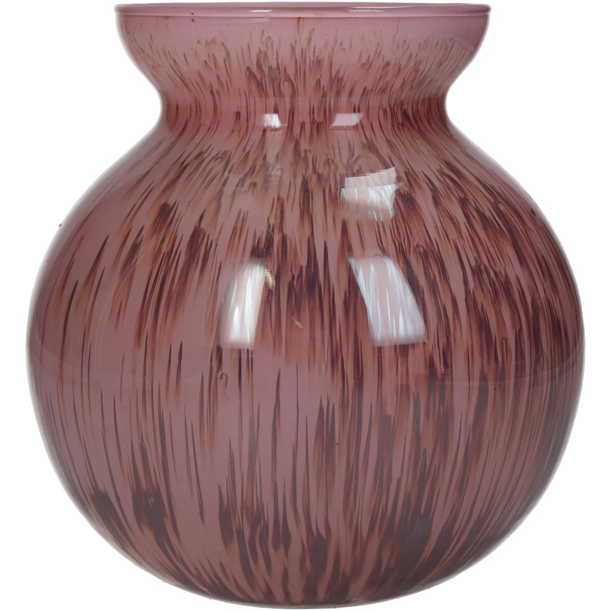 Βάζο ArteLibre Ροζ Γυαλί 15x15x16cm - Hippiehome.gr