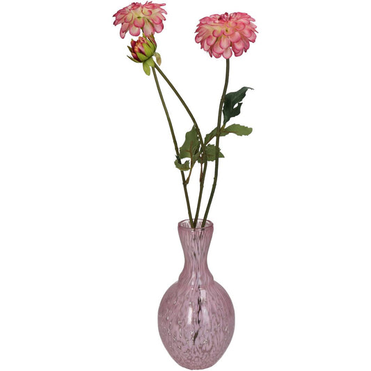 Βάζο ArteLibre Ροζ Γυαλί 12x12x23cm - Hippiehome.gr