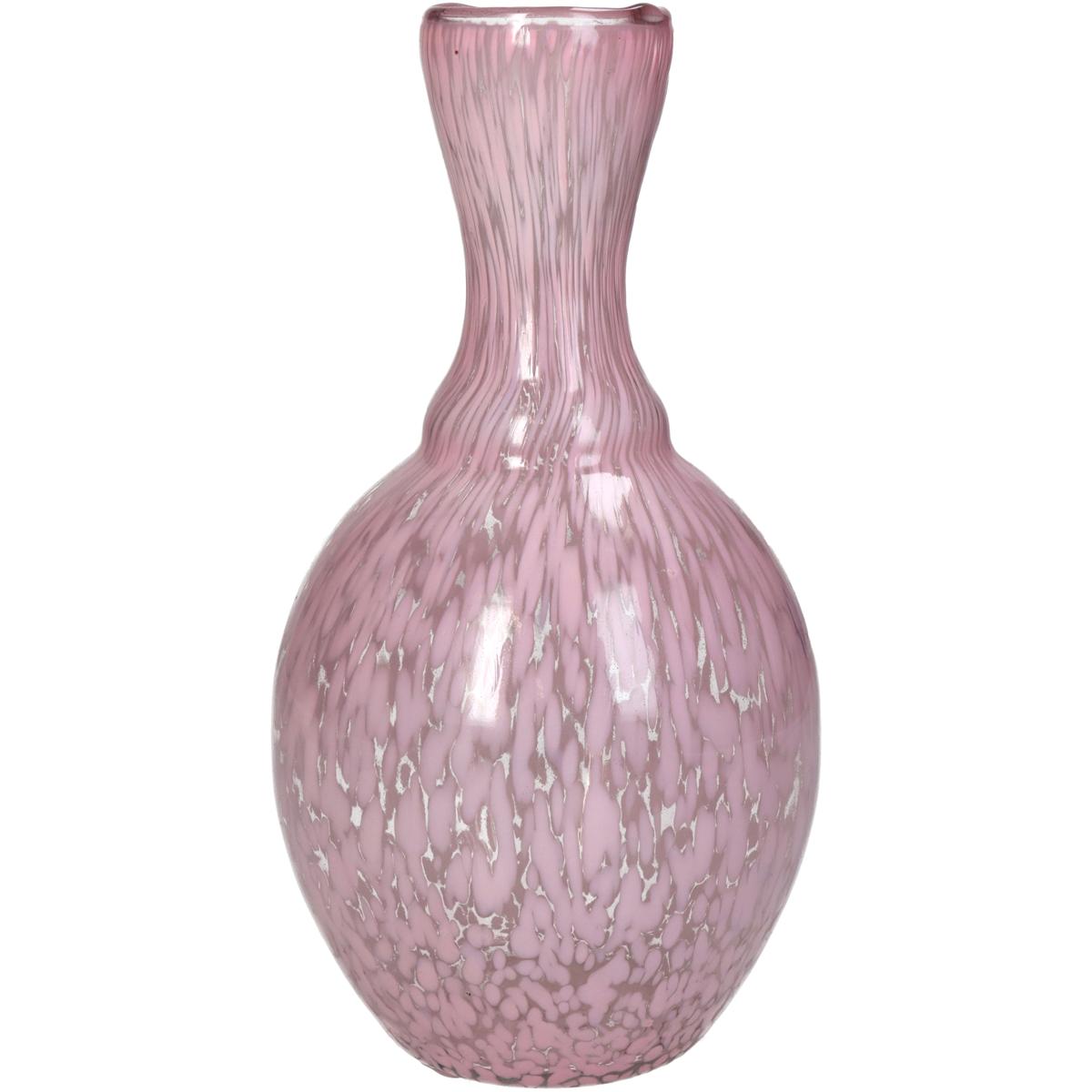 Βάζο ArteLibre Ροζ Γυαλί 12x12x23cm - Hippiehome.gr