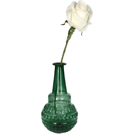 Βάζο ArteLibre Πράσινο Γυαλί 11x11x20cm - Hippiehome.gr