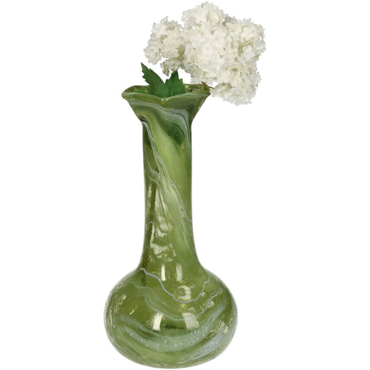 Βάζο ArteLibre Κίτρινο Γυαλί 11x11x20cm - Hippiehome.gr