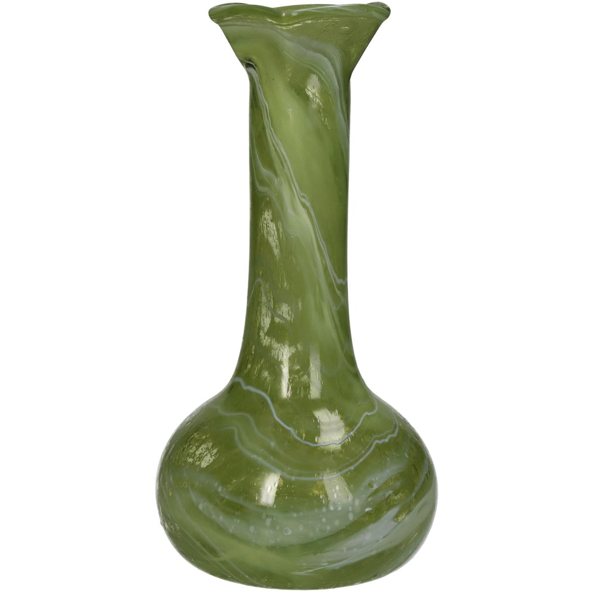 Βάζο ArteLibre Κίτρινο Γυαλί 11x11x20cm - Hippiehome.gr