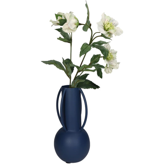 Βάζο ArteLibre Μπλε Μέταλλο 11x11x24cm - Hippiehome.gr