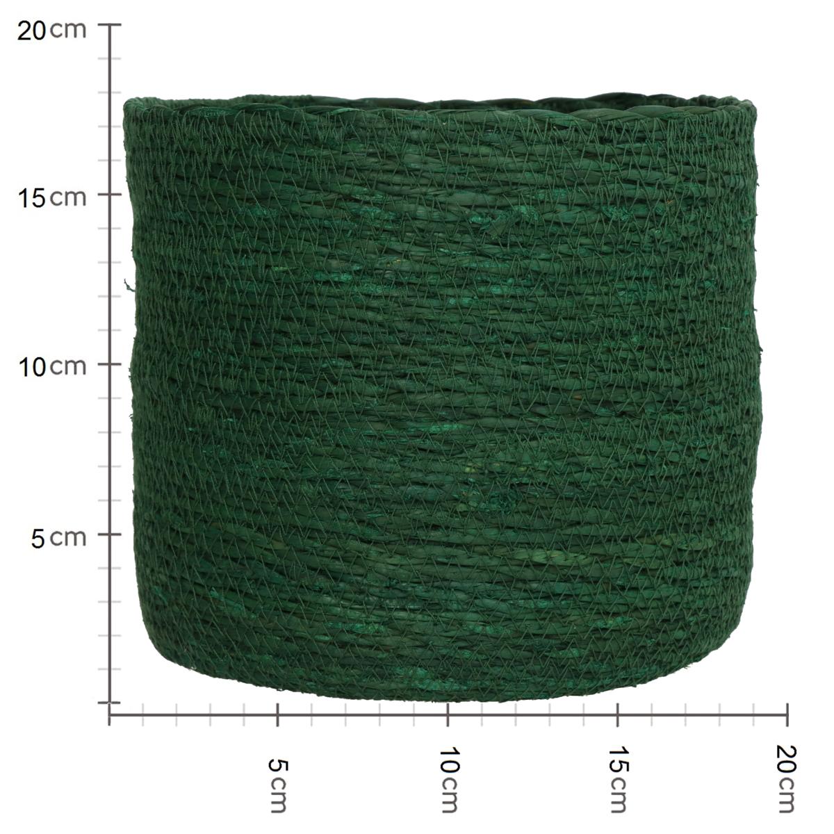 Καλάθι ArteLibre Πράσινο Seagrass 20x20x18cm Σετ 3Τμχ - Hippiehome.gr