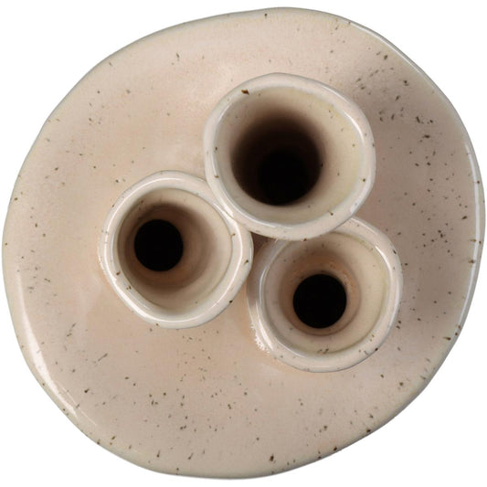 Βάζο ArteLibre Ιβουάρ Πορσελάνη 13.5x13x19cm - Hippiehome.gr