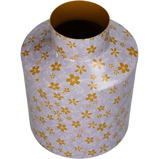 Βάζο ArteLibre Λουλούδια Πολύχρωμο Μέταλλο 16.5x16.5x21cm - Hippiehome.gr