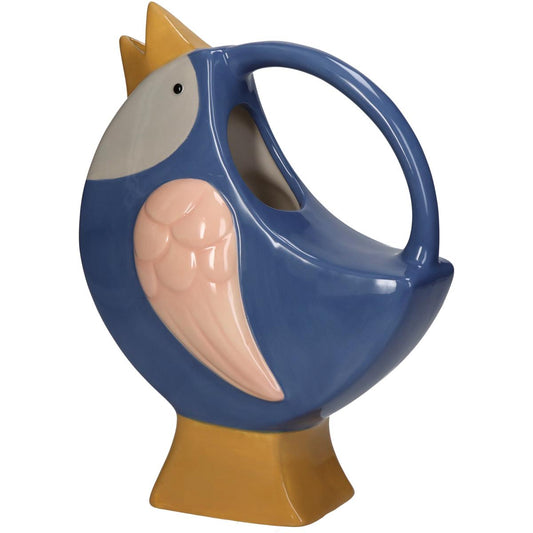 Βάζο ArteLibre Πουλί Πολύχρωμο Κεραμικό 18x9.7x24cm - Hippiehome.gr