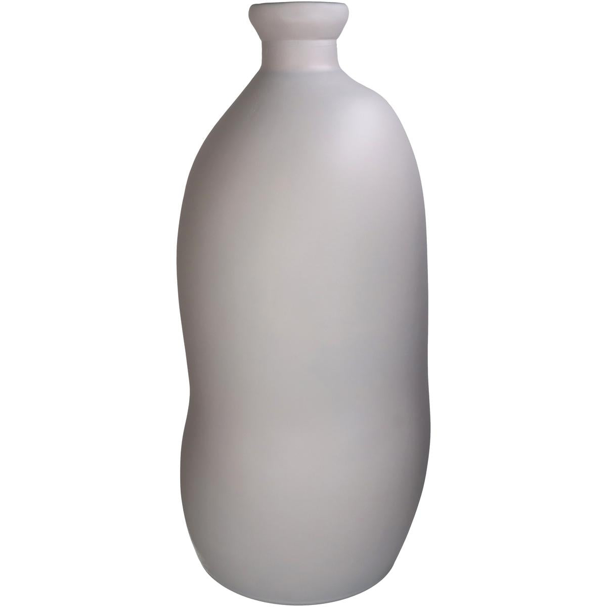 Βάζο ArteLibre Ιβουάρ Ανακυκλωμένο Γυαλί 34x34x73cm - Hippiehome.gr