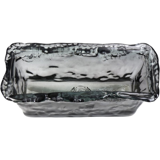 Βάζο ArteLibre Γκρι Ανακυκλωμένο Γυαλί 33x13x20cm - Hippiehome.gr