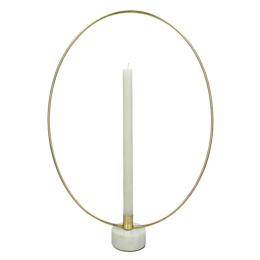 Κηροπήγιο ArteLibre Χρυσό Μέταλλο 38x8x40cm - Hippiehome.gr