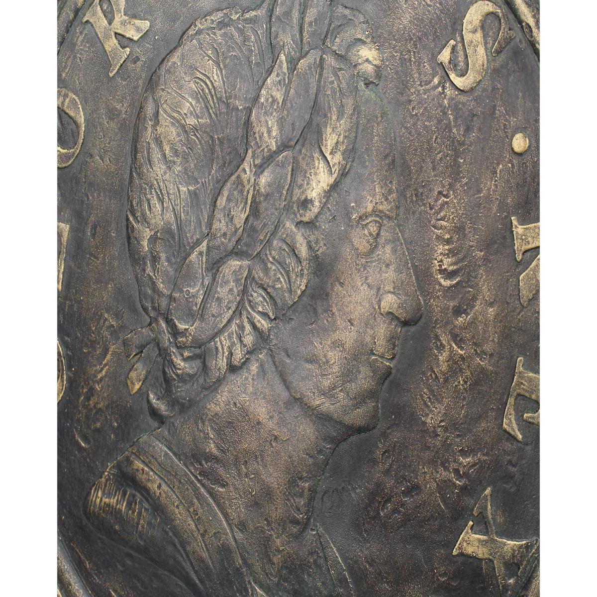 Διακοσμητικό ArteLibre Ρωμαϊκό Νόμισμα Καφέ Polyresin 28x7x36cm - Hippiehome.gr