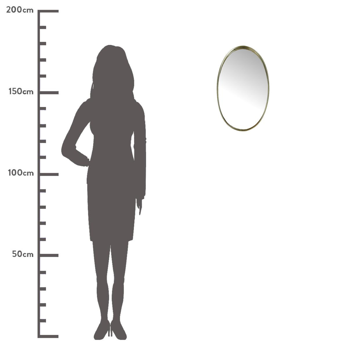 Καθρέπτης ArteLibre Χρυσό Μέταλλο 30x4x50.5cm - Hippiehome.gr