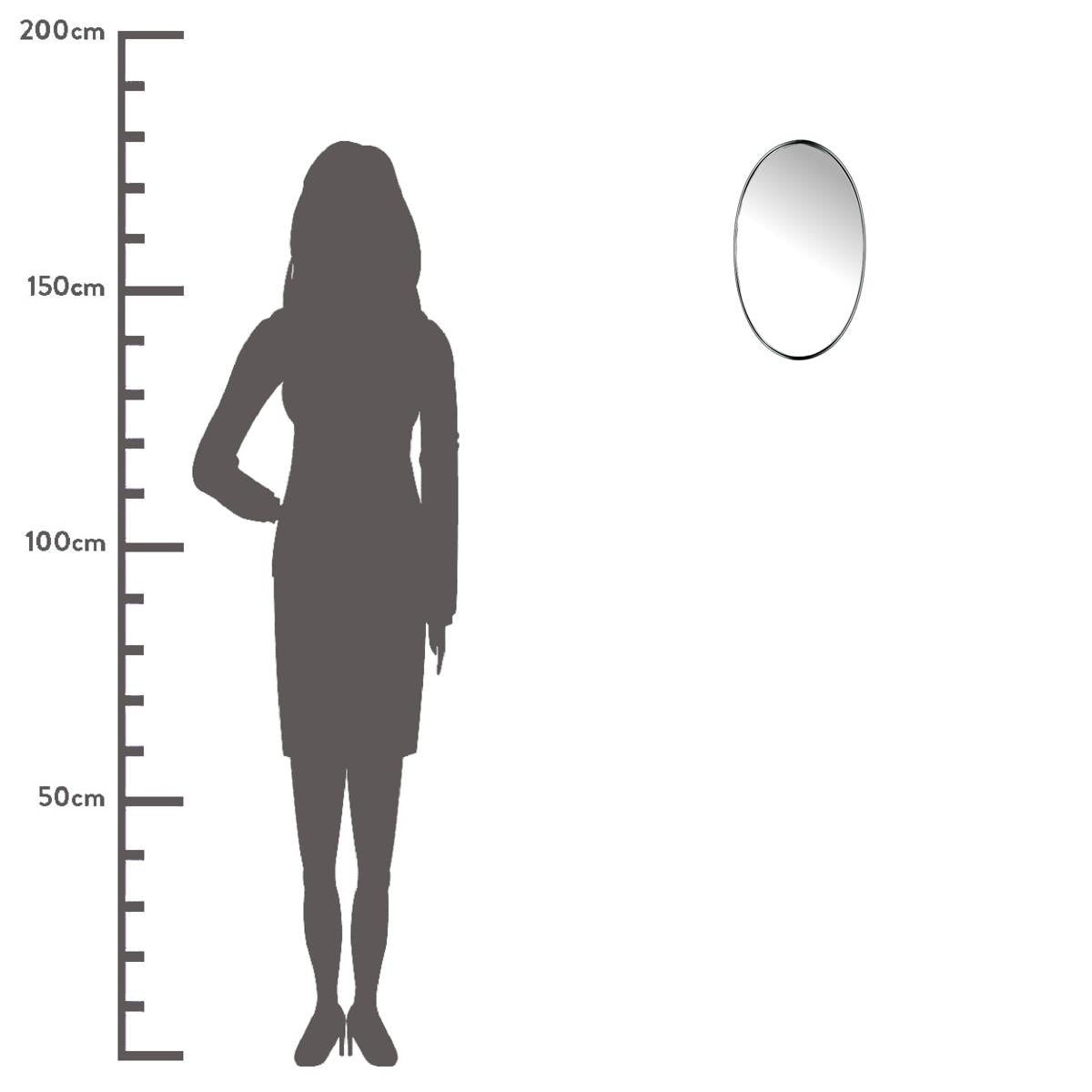 Καθρέπτης ArteLibre Μαύρο Μέταλλο 25.5x3x44.5cm - Hippiehome.gr