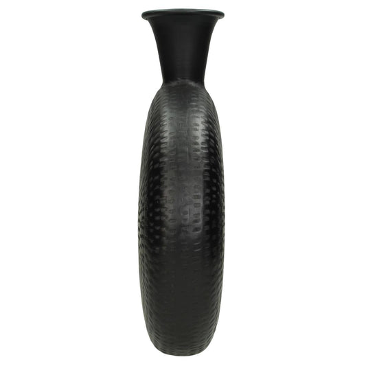 Βάζο ArteLibre Μαύρο Μέταλλο 29x11x36cm - Hippiehome.gr