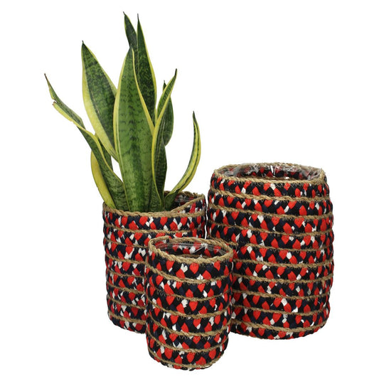 Κασπώ ArteLibre Πολύχρωμο Ύφασμα 20x20x20cm Σετ 3Τμχ - Hippiehome.gr