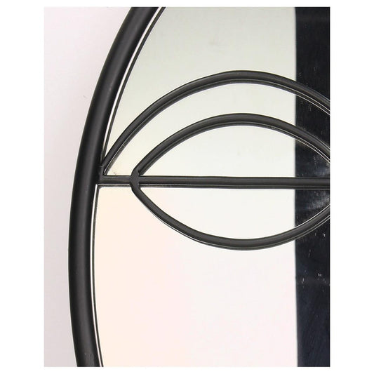 Καθρέπτης ArteLibre Πρόσωπο Μαύρο Μέταλλο 37x3x37cm - Hippiehome.gr