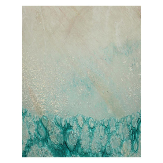 Βάζο ArteLibre Τιρκουάζ Γυαλί 13x13x42cm - Hippiehome.gr