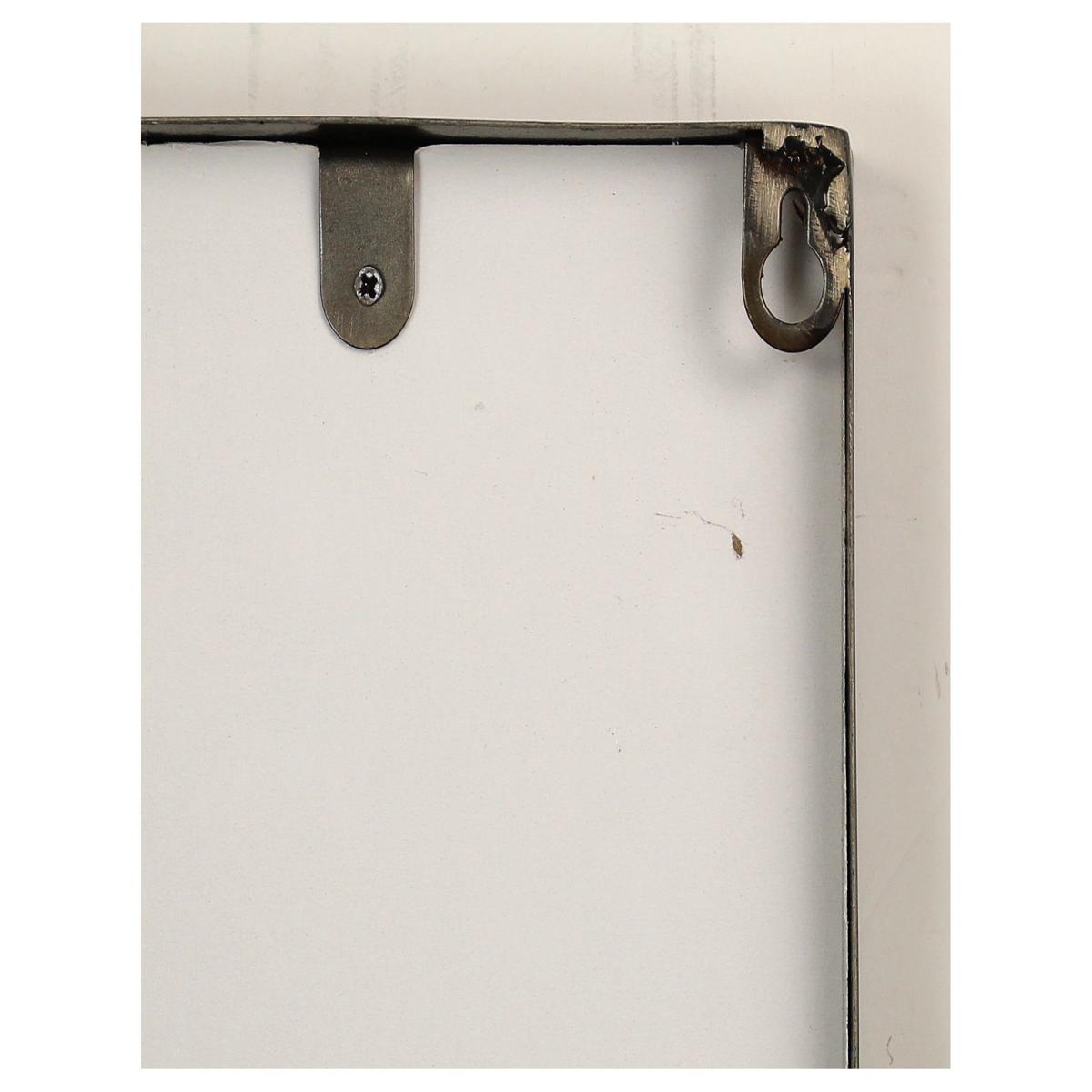 Καθρέπτης ArteLibre Μαύρο Μέταλλο 77x3x77cm - Hippiehome.gr