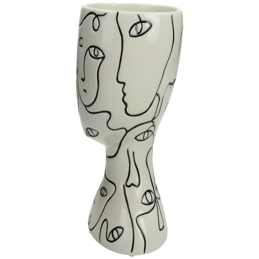 Κασπώ ArteLibre Πρόσωπα Λευκό Δολομίτης 12x11x19.5cm - Hippiehome.gr