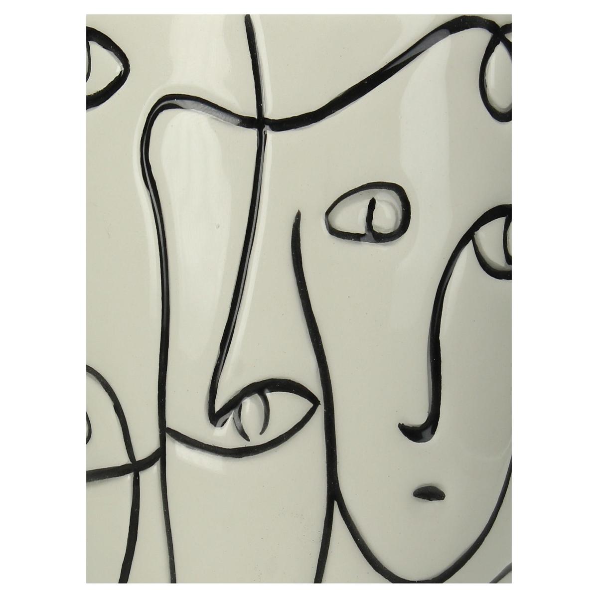 Κασπώ ArteLibre Πρόσωπα Λευκό Δολομίτης 12x11x19.5cm - Hippiehome.gr