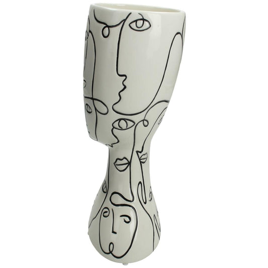 Κασπώ ArteLibre Πρόσωπα Λευκό Δολομίτης 14.8x13x26cm - Hippiehome.gr