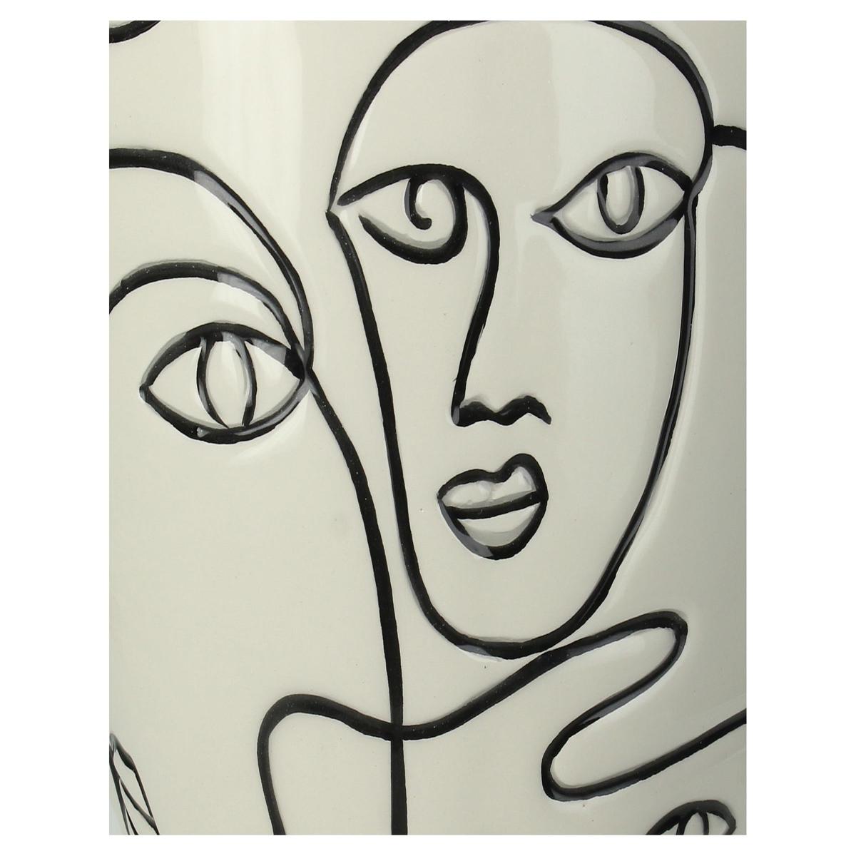 Κασπώ ArteLibre Πρόσωπα Λευκό Δολομίτης 14.8x13x26cm - Hippiehome.gr