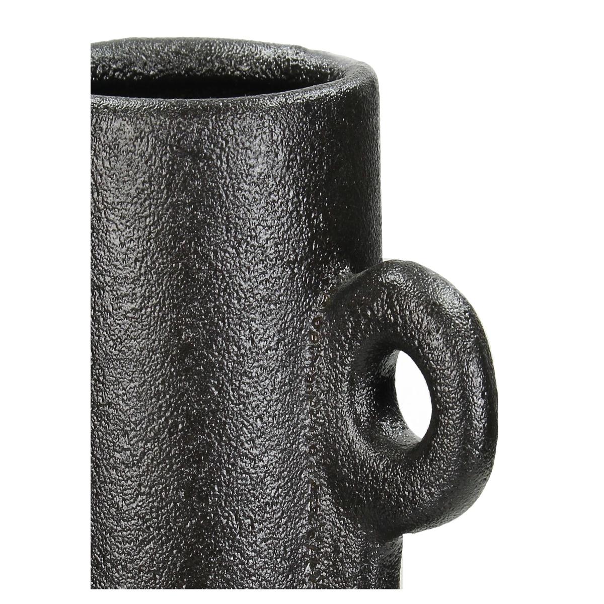 Βάζο ArteLibre Μαύρο Κεραμικό 13x13x33.5cm - Hippiehome.gr