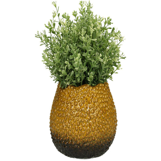 Κασπώ ArteLibre Κίτρινο Κεραμικό 15x15x12cm - Hippiehome.gr