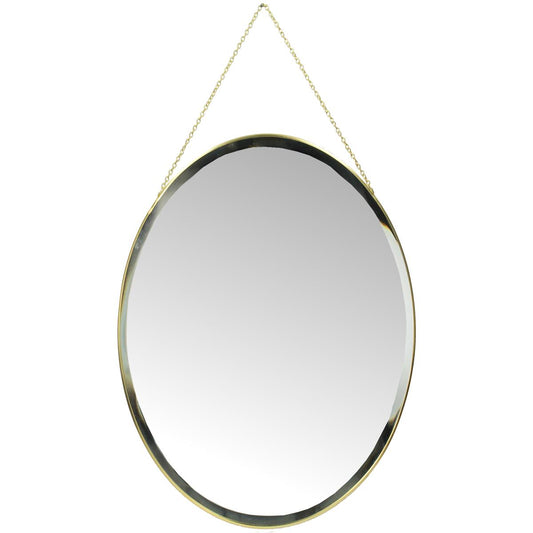 Καθρέπτης ArteLibre Χρυσό Χάλκινο 35x0.5x35cm - Hippiehome.gr