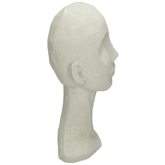 Διακοσμητικό ArteLibre Κεφάλι Λευκό Polyresin 17.5x15.5x28.4cm - Hippiehome.gr