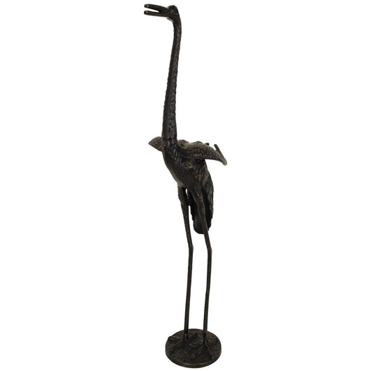 Διακοσμητικό ArteLibre Γερανός Μαύρο Αλουμίνιο 26x26x85cm - Hippiehome.gr