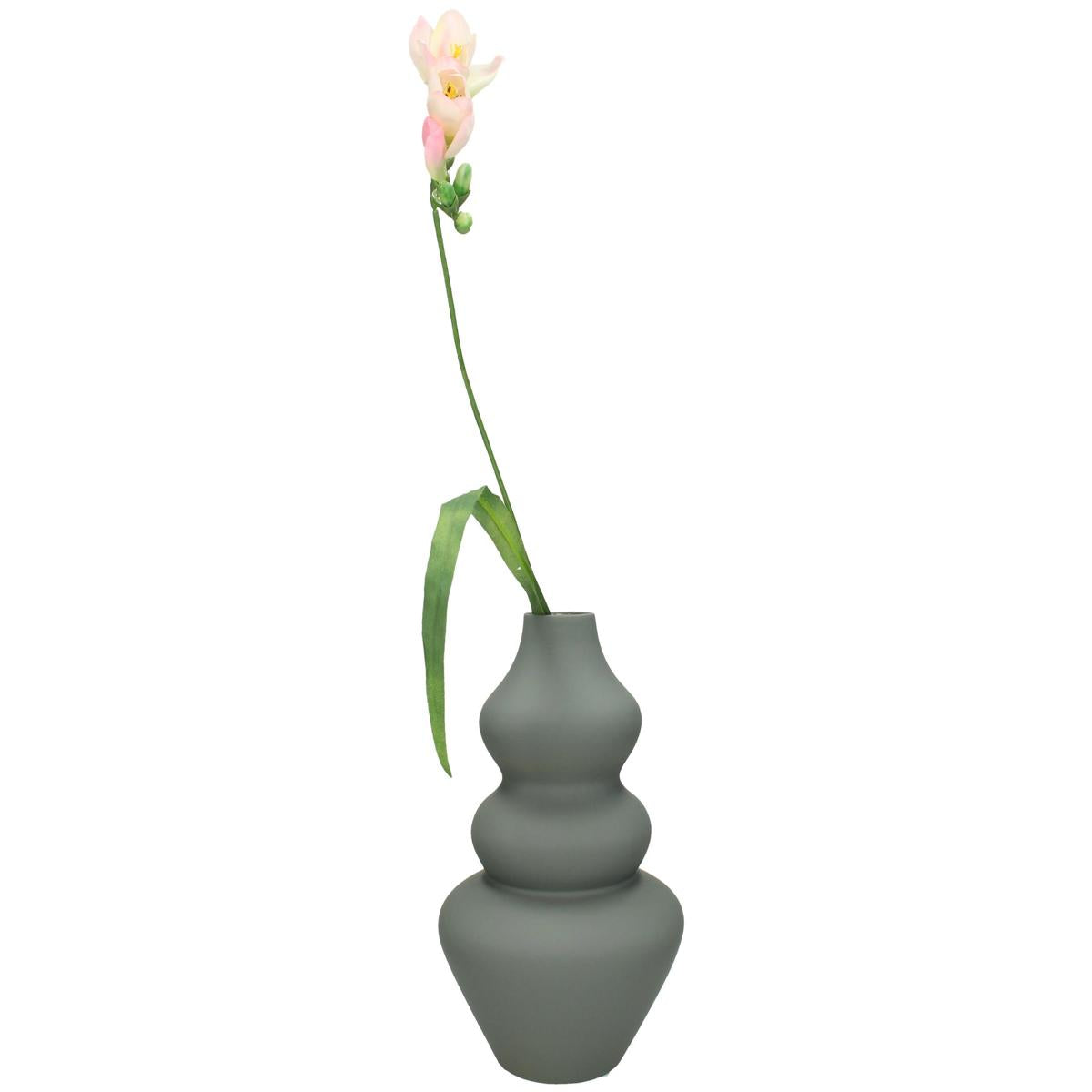 Βάζο ArteLibre Γκρι Δολομίτης 15x15x22cm - Hippiehome.gr